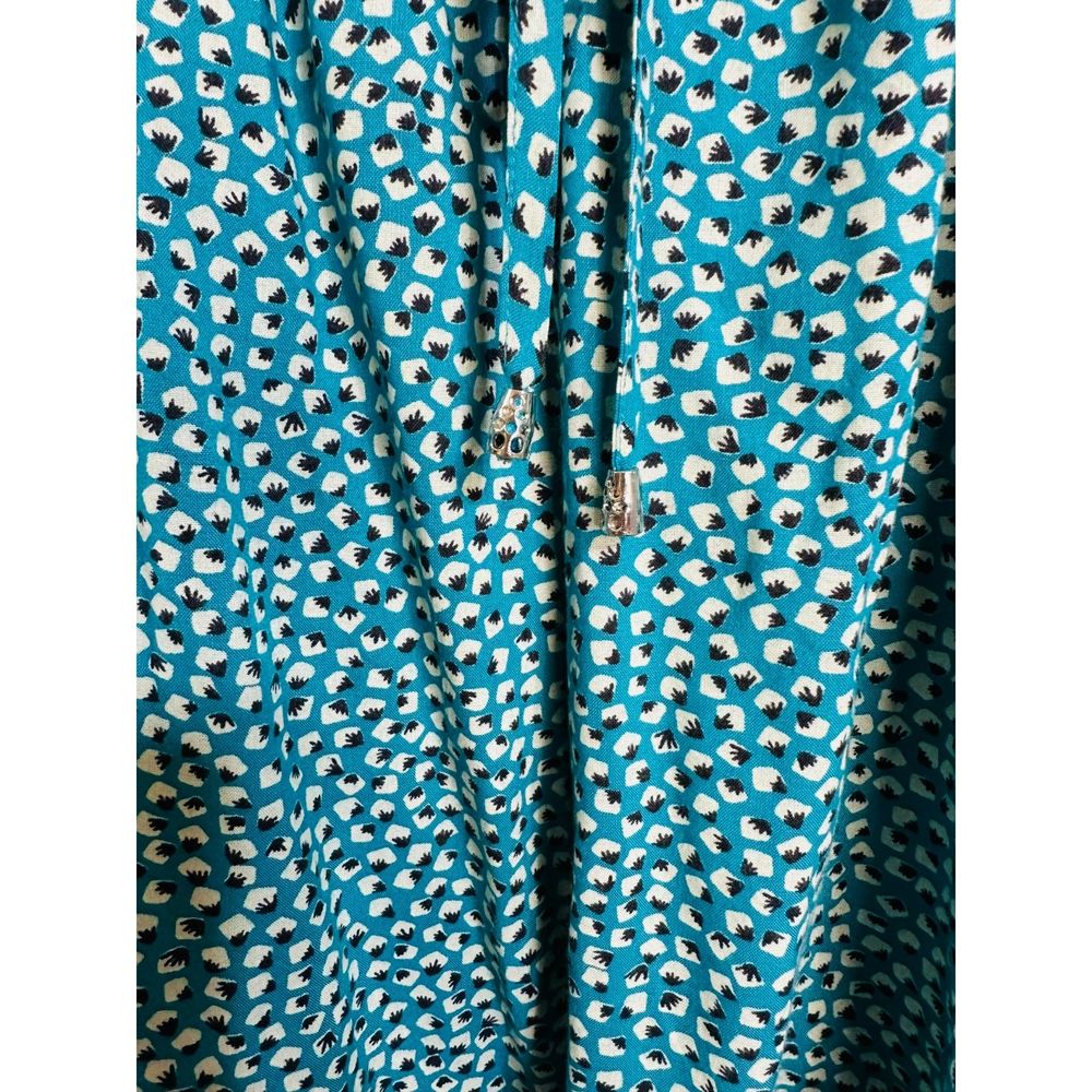 Great Northwest Indigo Women's Peasant BOHO 3/4 Sleeve Oversized Blouse Size S - Picture 3 of 5